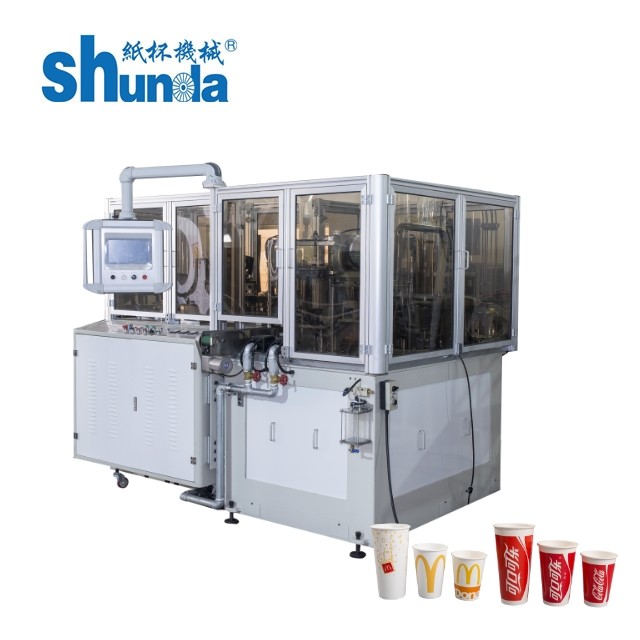 Single / Double PE Coated High Speed Paper Cup Forming Machine 180pcs/Min