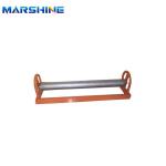 Straight Cable Laying Needs With Cable Reel And Steel Roller