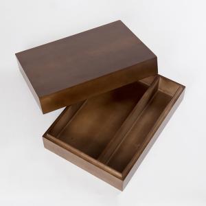 China Reusable Stable Wooden Champagne Box , Leakproof Wooden Gift Boxes For Wine Bottles wholesale
