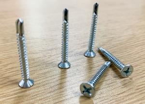 China Flat Countersunk Head Full Thread Self Drilling Screws UPVC 3.9x19 wholesale