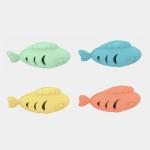 Wholesale colorful Bpa Free Food Grade Silicone Pet Dog Training Fish Shape Toys