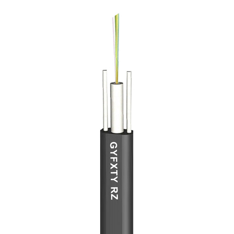 1000N Outdoor GYFXTY Flat Fiber Optic Cable 8 Core 12 Core
