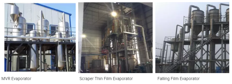 Tubular Type MVR Evaporator 500-5000l Sewage Treatment Machine For Ammonium Sulfate Evaporation Concentration