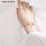 7.48in 0.09oz Sterling Silver Jewelry Bracelets Cubic Zirconia Adjustable