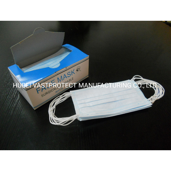 White List Factory CE Type I Type II Type Iir 3 Ply Earloop Nonwoven PP Medical Protective Disposable Surgical Face Mask