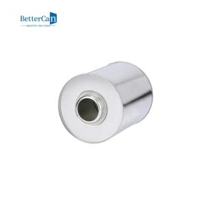 China Metal Round Tin Can Manufacturer Tinplate Adhesive Can With Dauber wholesale