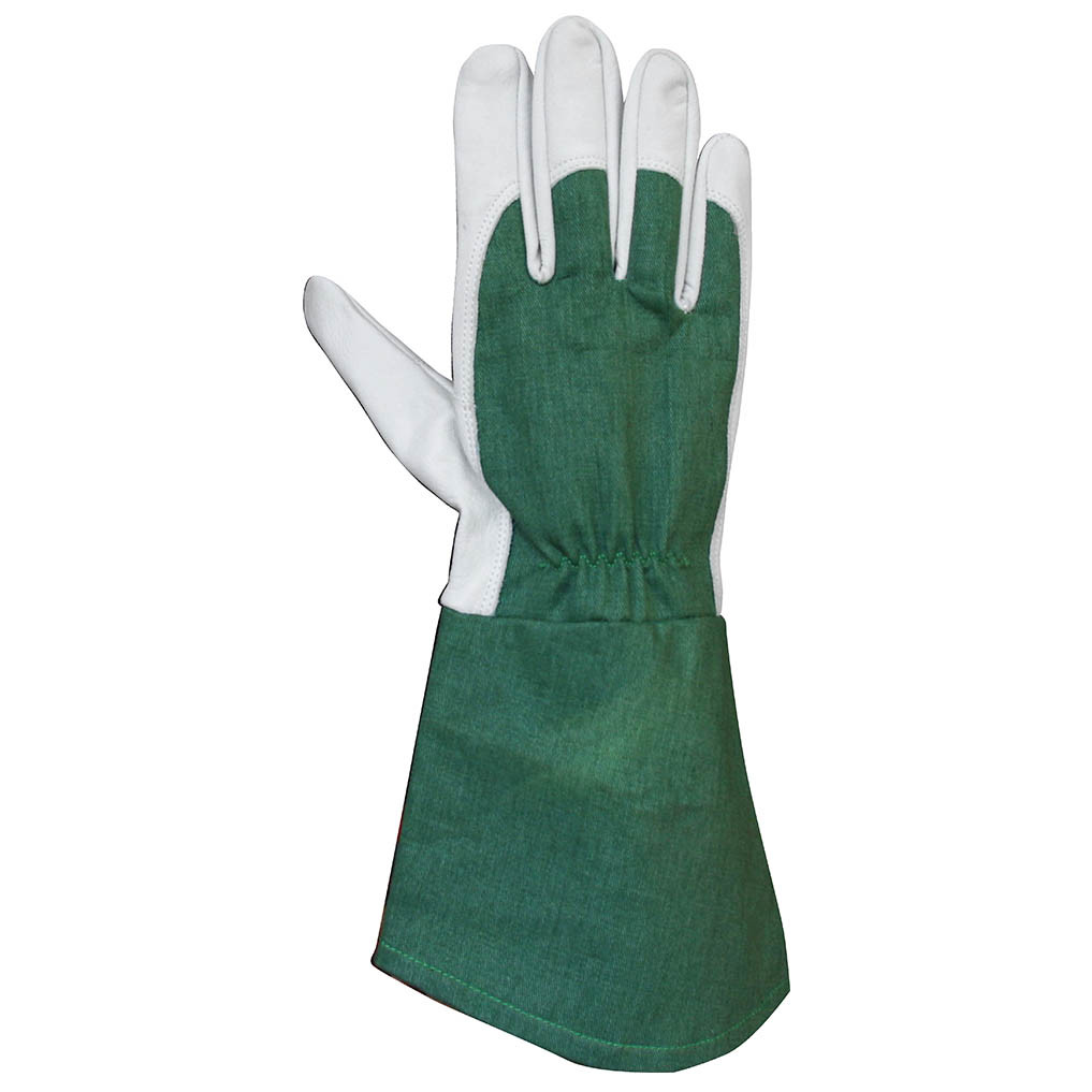 Hysafety Rose Pruning Garden Gloves Long Leather Cowskin