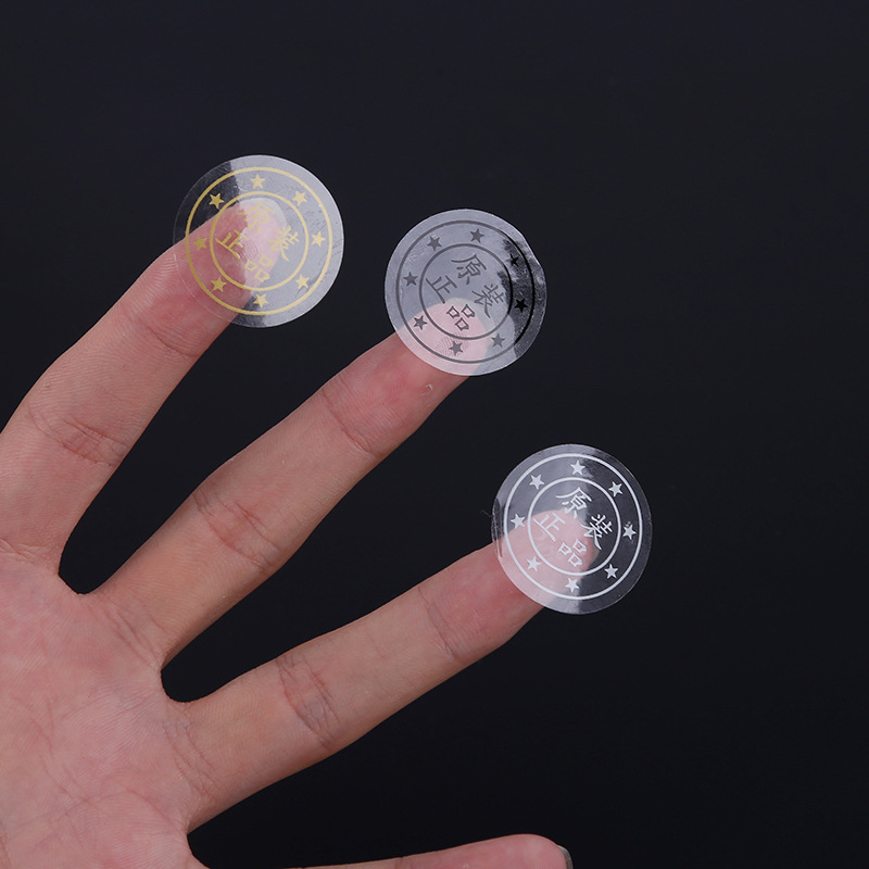 Removable Clear PVC Car Packaging Sticker Labels Thermal Transfer Printing