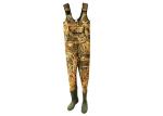 Camo Neoprene Fishing Waders , Anti Slip Breathable Bootfoot Chest Waders
