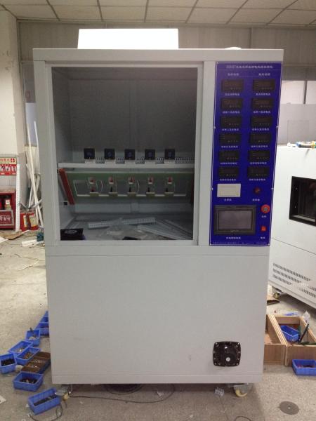 PTI 100~600V Electric Plastic Testing Equipment , High Voltage Tracking Index