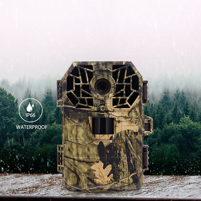 FHD 1080P IP66 Waterproof Game Trail Hunting Camera 0.6S Trigger Time