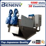 Clog Free Sludge Dewatering Machine 6KW Sludge Thickening Equipment