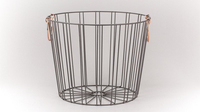 Wardrobe Organiser Drawer Organiser Household Metal Basket With Handle For Sundries