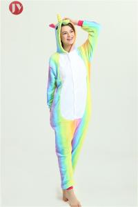 China Wholesale Women Pajamas Animal Onesie Rainbow Unicorn Sleepwear wholesale