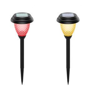 China Waterproof Solar Pathway Lights Outdoor Seven Color Changing Auto On / Off wholesale