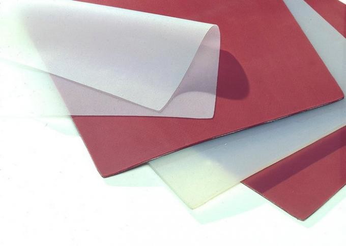 Customized Color Translucent Silicone Rubber Sheet UV Resistant , Thickness 1-50mm
