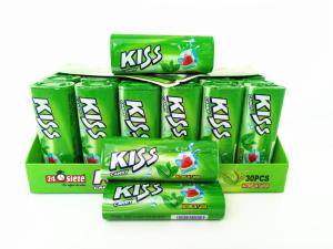 China Energy Compressed Candy / Kiss Candy Watermelon And Mint Flavor wholesale