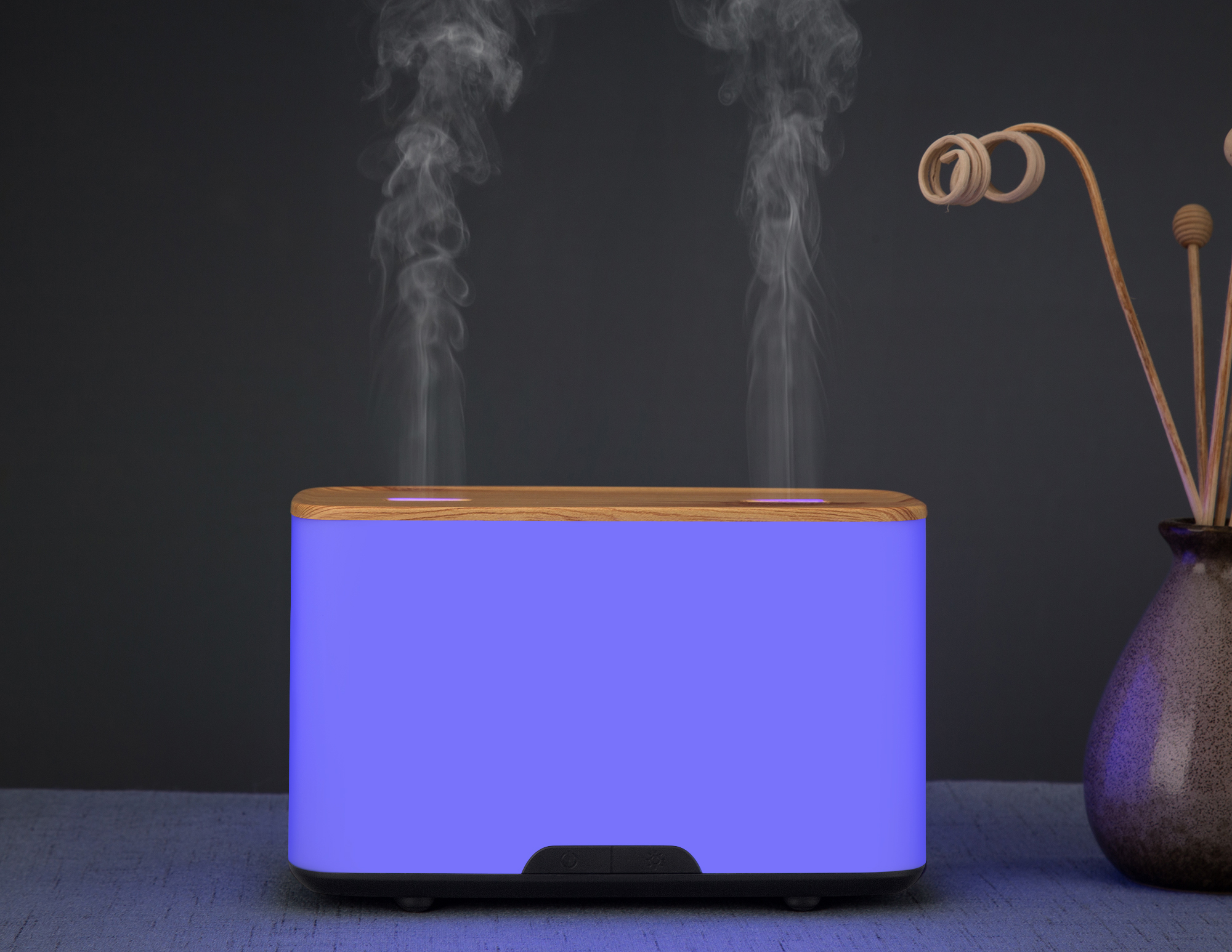 Marble Grain Double Nozzle Essential Oil Aroma Diffuser
