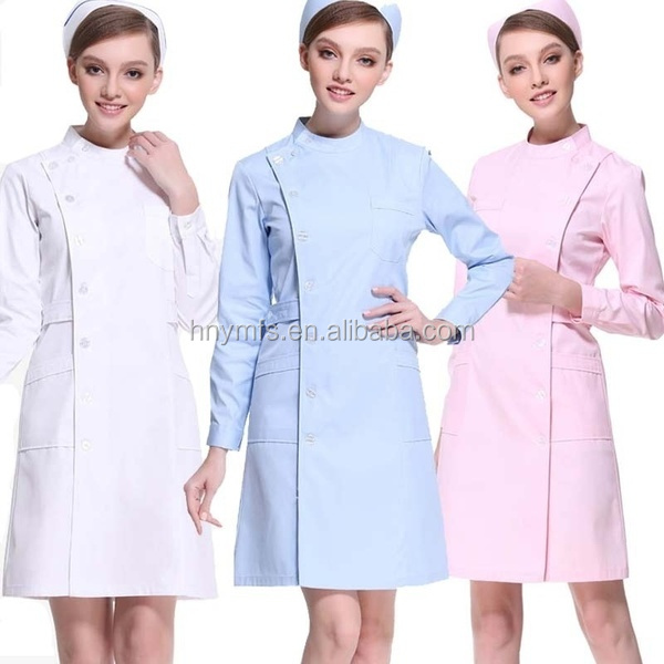 White Clinic Doctors Industrial Worker Uniform Medical Scrub Uniform For Women