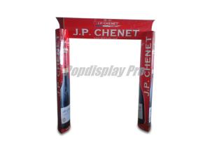 China Promotional Paper Flooring Standee Display Large Arche for Red Wine JPC wholesale