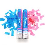 Custom Biodegradable Confetti Smoke Cannon Gender Reveal Confetti Powder Cannon