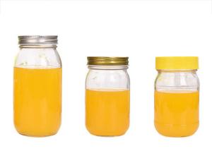 China 300ml 500ml 750ml Glass Honey Jars / Honey Packaging Containers wholesale