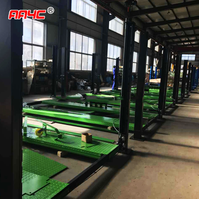 Auto Car Vehicle Lift Movable 4 Post Car Lift For Garage auto storage lift car parking lift