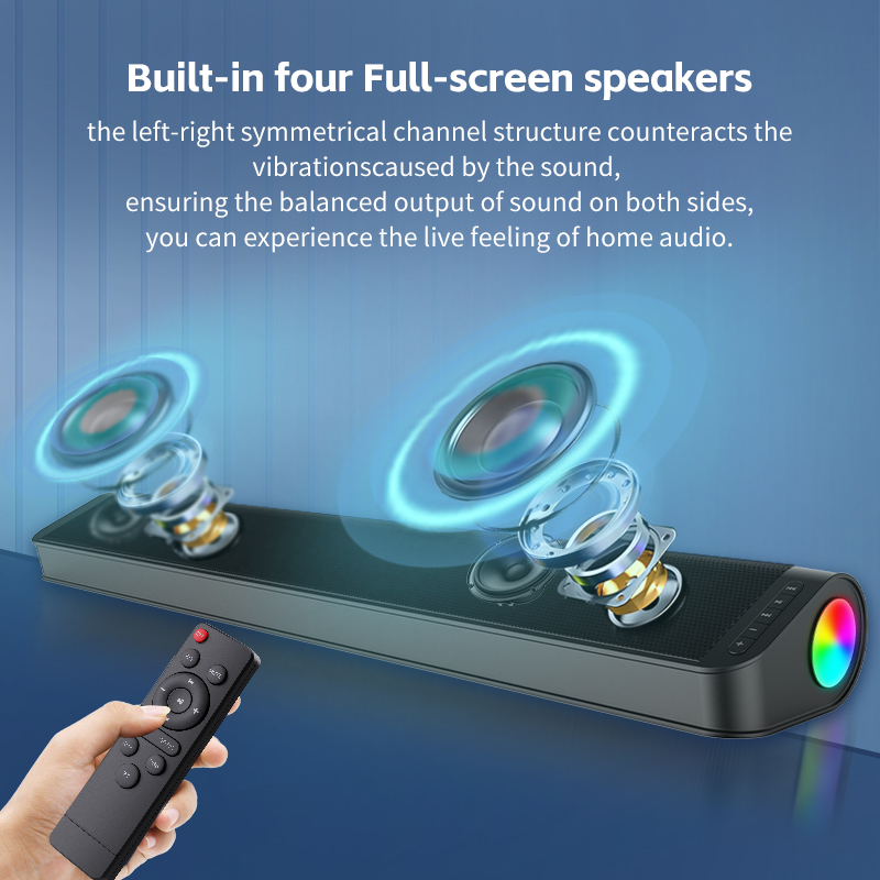 TV Sound Bar Home Theater System with Bluetooth Speaker and Super Bass Sound Surround