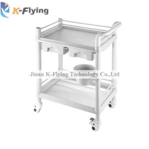 China Hospital Furniture Equipment Nursing White Medical Trolley Cart wholesale