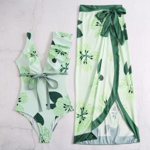 China Stay Fashionable at the Beach with Striped Ruched Swimming Suits Bikini wholesale