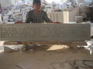 China white marble carved panel for indoor wholesale