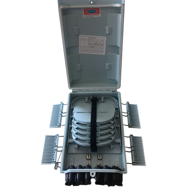 Factory Direct White 16 Core outdoor fiber termination box full equipped