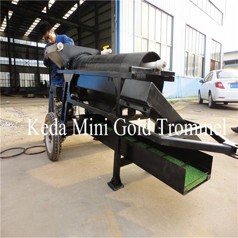 Movable 30TPH Gold Mining Machine Gold Mining Wash Plant Trommel
