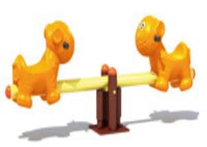 China Residential Seesaw Playground Equipment / Kids Outdoor Seesaw KP-F201 wholesale