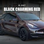 Black Charming Red TPU 7.5mil Color Paint Protection Film K-047 for Car