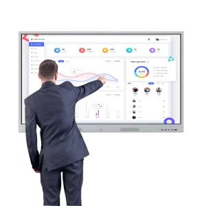 China 1920×1080 Finger Touch Screen Interactive Whiteboard 86 Inch wholesale