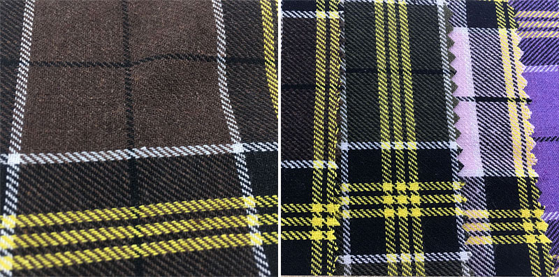 54 Inch Yarn Dyed Cotton Check Shirt Fabric Shirt Linen Fabric Sustainable