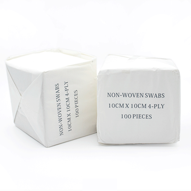 Medical High Clean Non Sterile Non-Adherent 4 X 4 Gauze Dressing For Wounds Non Woven Gauze Pads