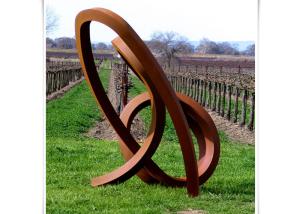 China Outdoor Unique Decoration Metal Art Sculpture Corten Steel Sculpture wholesale