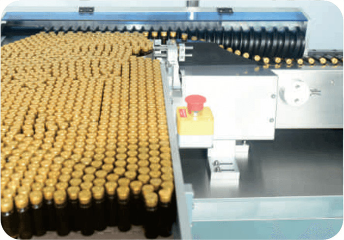 Stainless Steel Pharma Labeling Machine with Stepper Motor for Wrap around Labeling