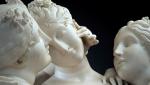 Art Stone carving three grace lady marble statues for museum,stone carving