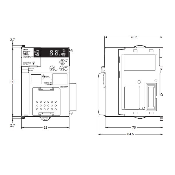 CJ2M-CPU31 Omron Automation Safety PLC Controllers CJ2M CPU