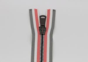 China Shoes / Jeans Pin Lock Gold Fashion Metal Zippers 25cm Customized Length wholesale