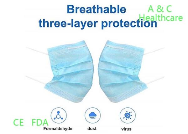 Antibacterial Face Mask Surgical Disposable 50 Pcs Activated Carbon Filter Anti