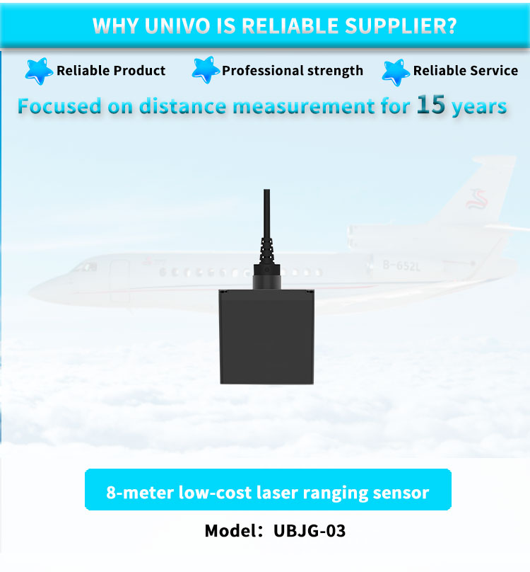 UNIVO 100m UBJG-03Y Laser Sensor for Traffic Flow Statistics and Position Measurement