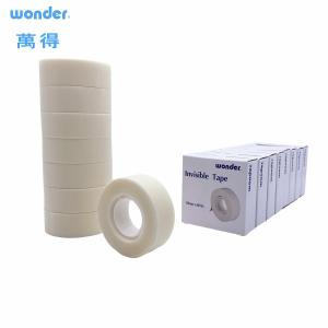 China Wonder S25A2 Invisible Water Based Acrylic Adhesive BOPP Stationery Tape wholesale