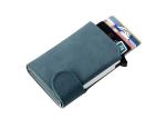 PU Leather Money Clip Wallet And Credit Card Holder Rfid Blocking Customized