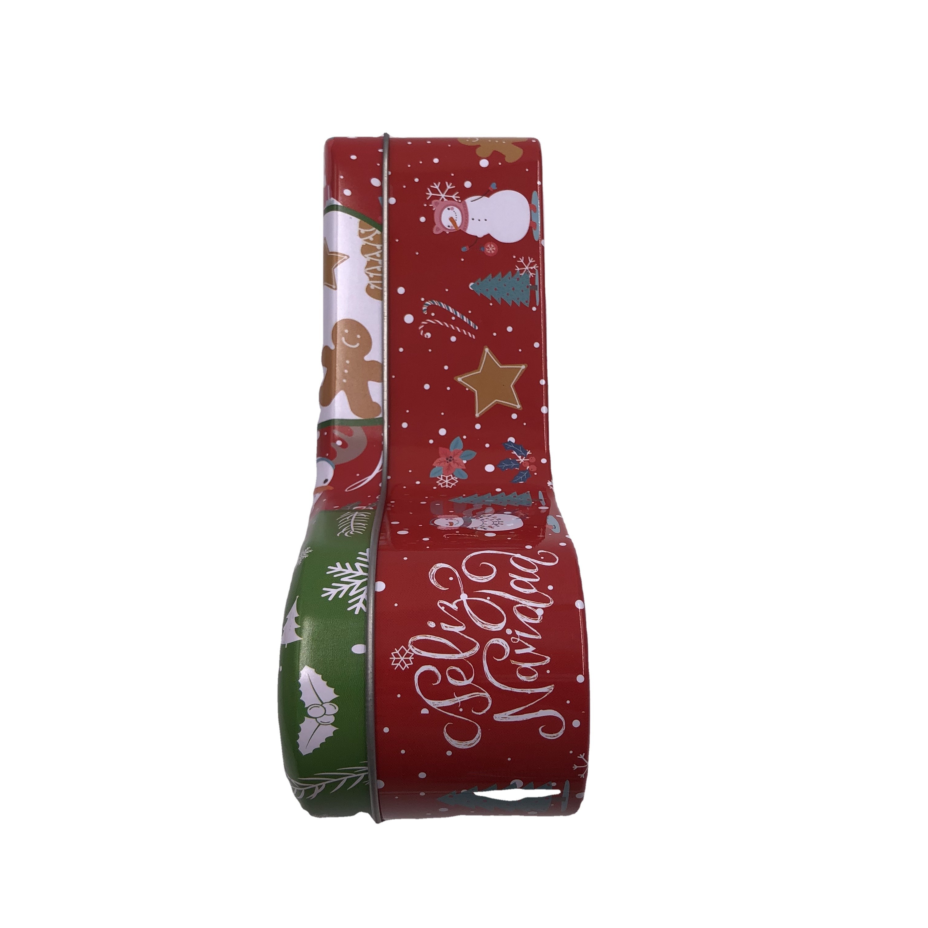 Christmas Stocking Tins Gift Box Atlantic Tins Large Tin Food Storage Containers with Lids