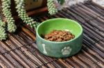 Functional Ceramic Ergonomic Cat Food Bowl Lead Free 200ml Hand Formed Ceramic