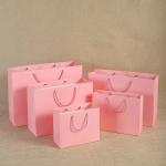 ISO Offset Printing Clothing Paper Bags Underwear Cinnamon Pink Paper Bag